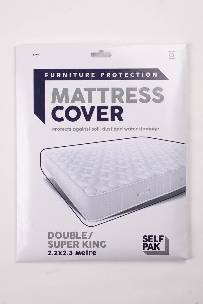 double mattress cover packaged