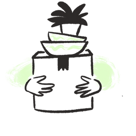 HOLD storage cardboard boxes