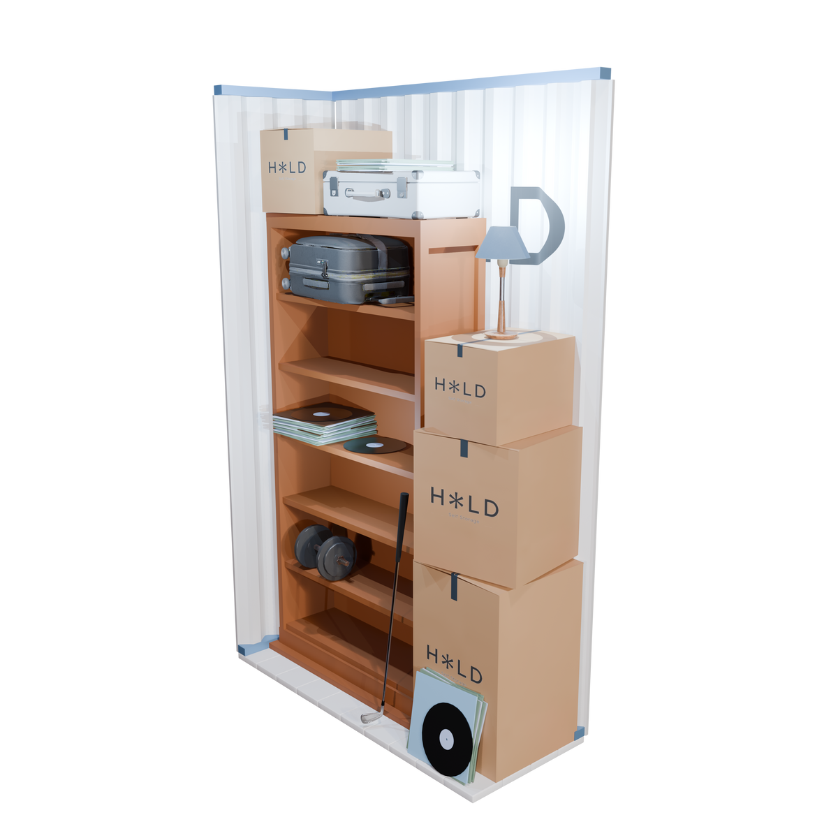 10 Sq Ft Storage Unit | Box Shop | HOLD Self Storage in London | HOLD ...