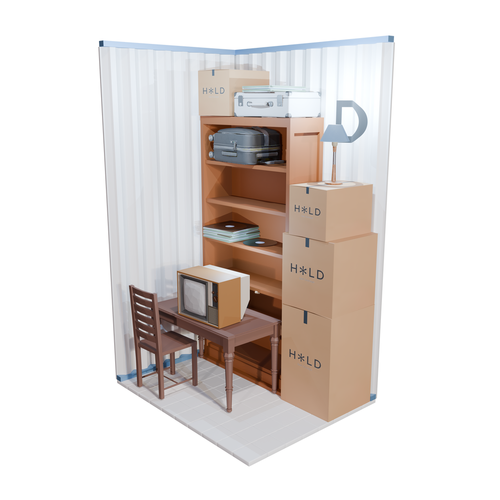 3d model small storage unit