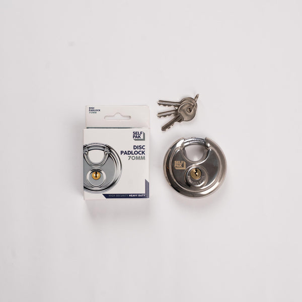 Heavy Duty Disc Padlock - 70mm - SELFPAK